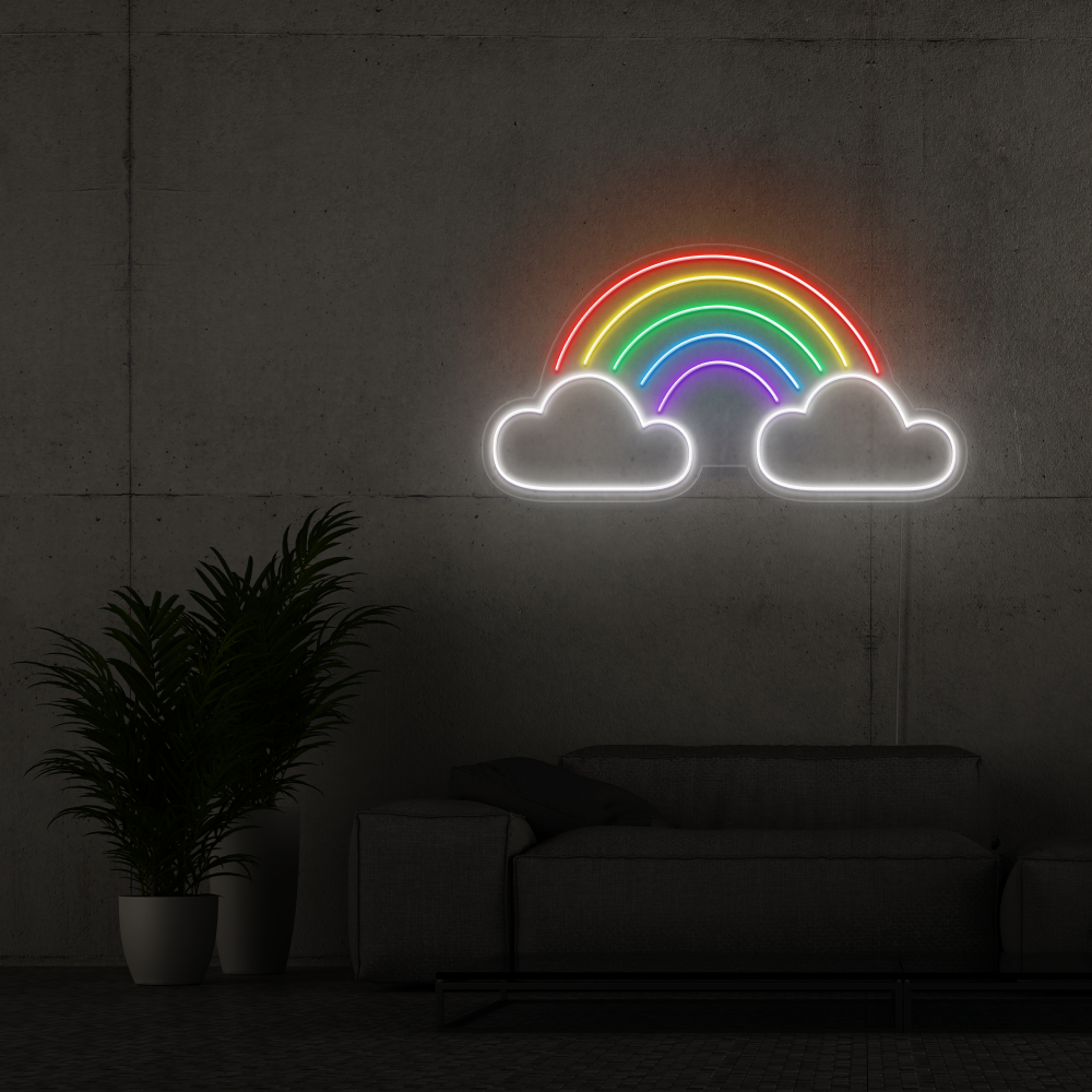 Neon Schild Regenbogen