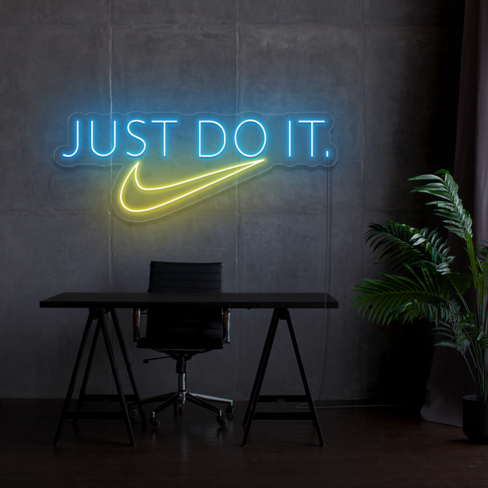 Neon Schild Just do it