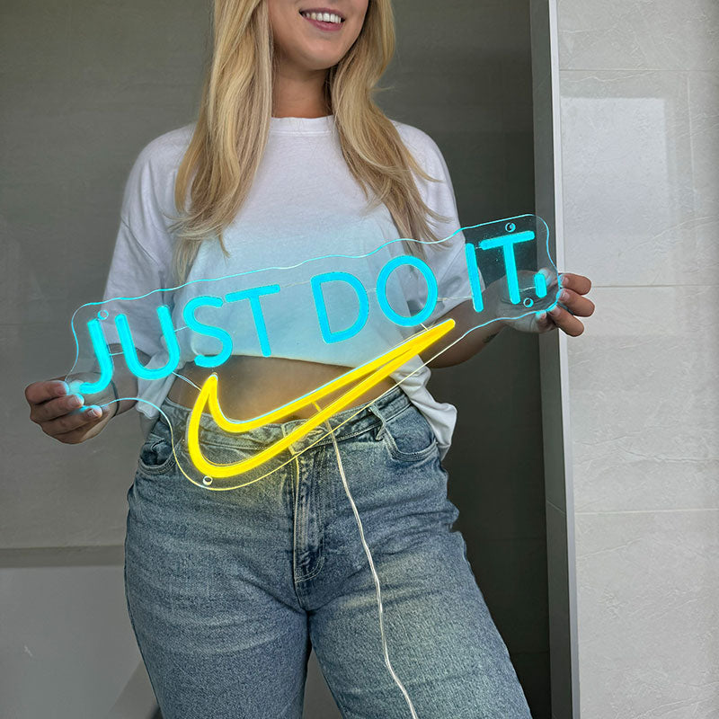 Neon Schild Just do it