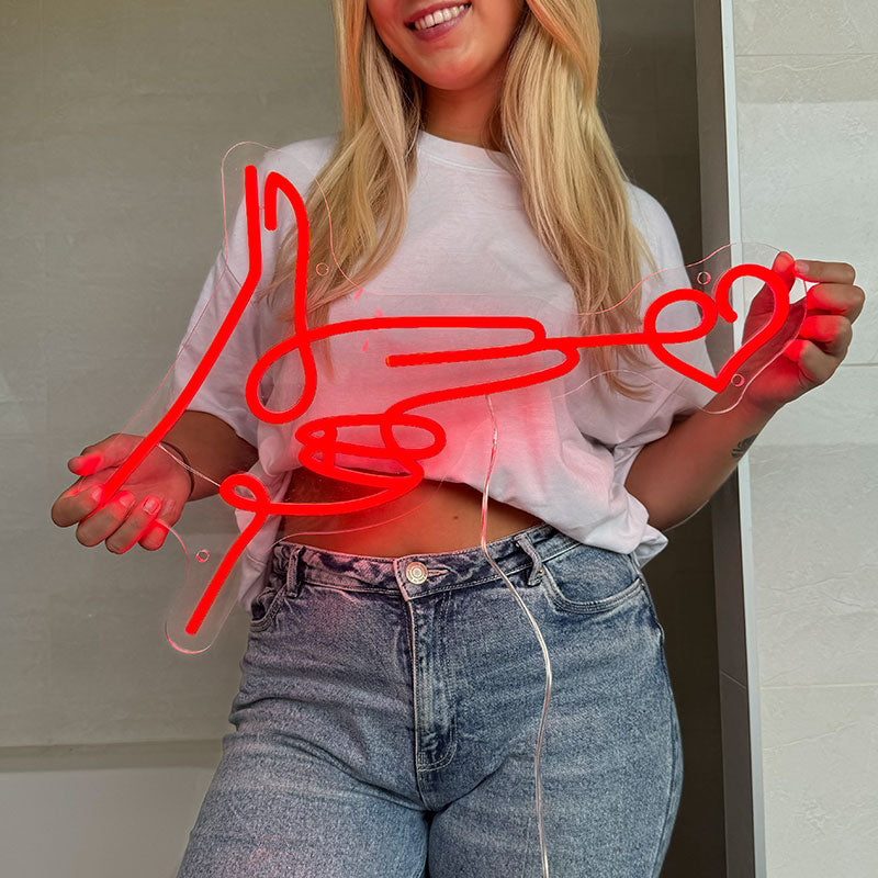 Neon Schild Lovestarget