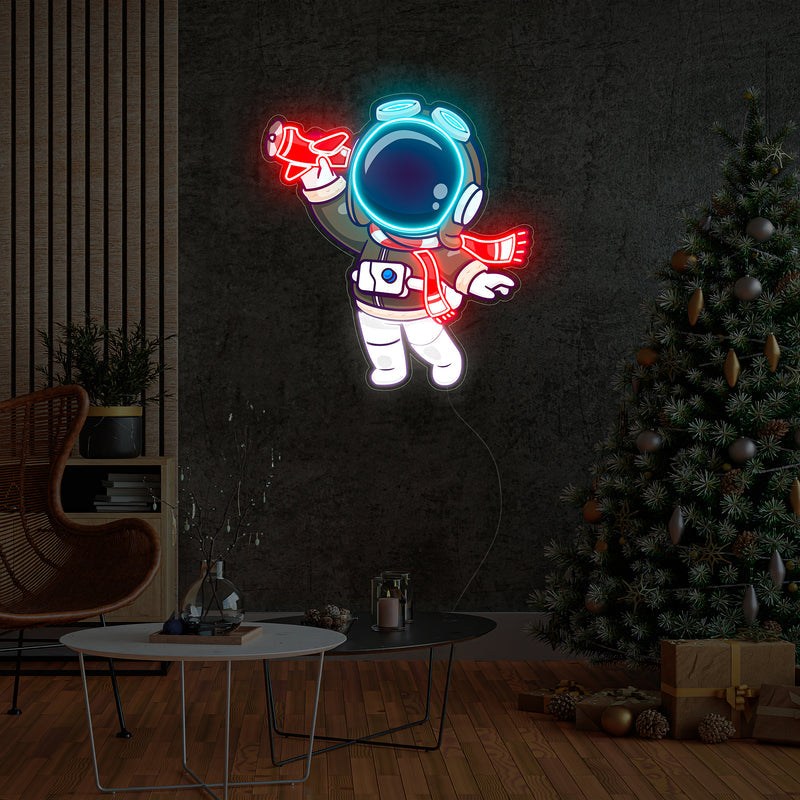 Astronautenpilot LED Neon Acryl Kunstwerk