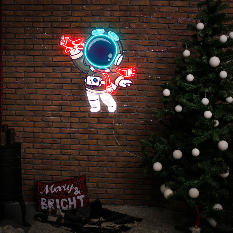 Astronautenpilot LED Neon Acryl Kunstwerk