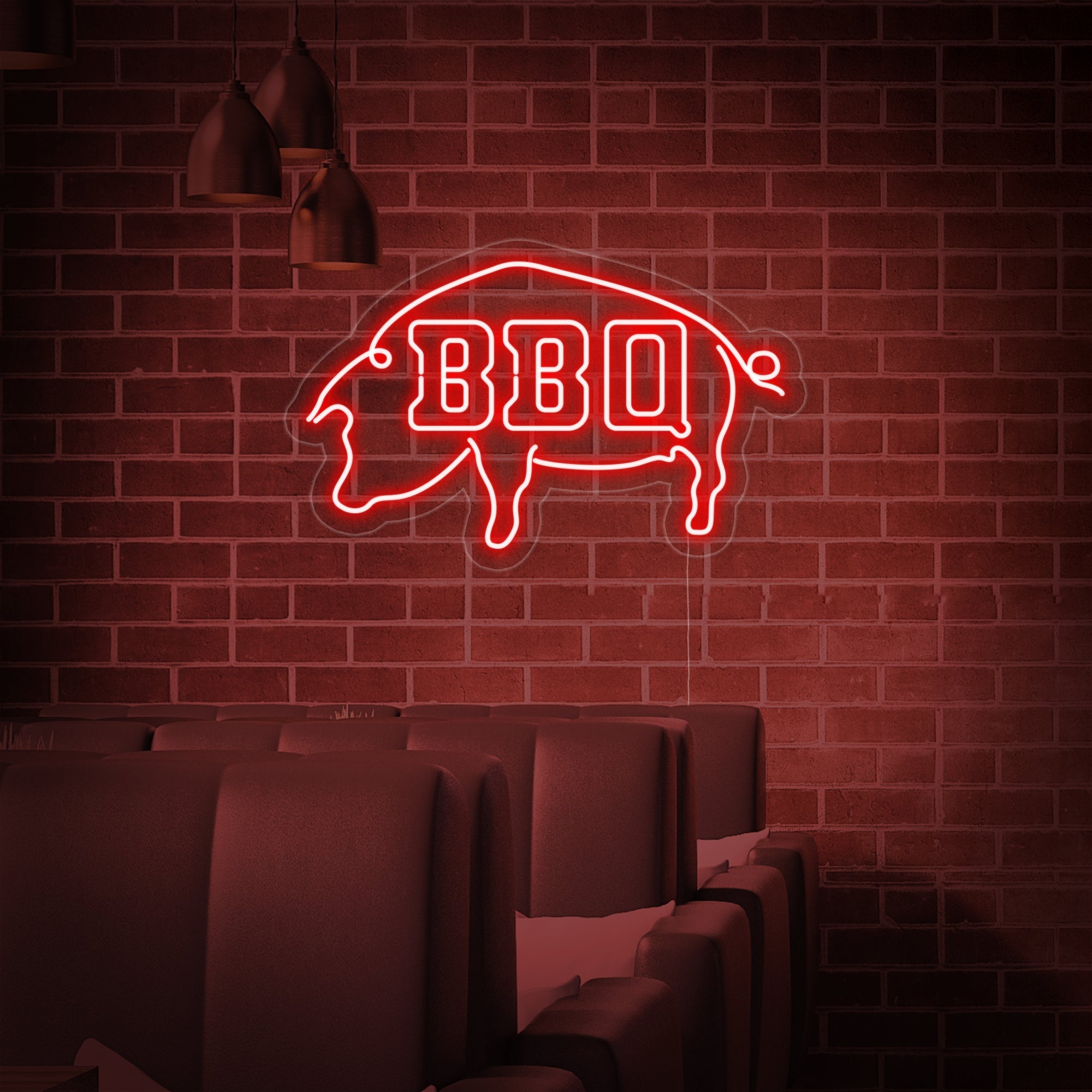 "BBQ" Neonschrift