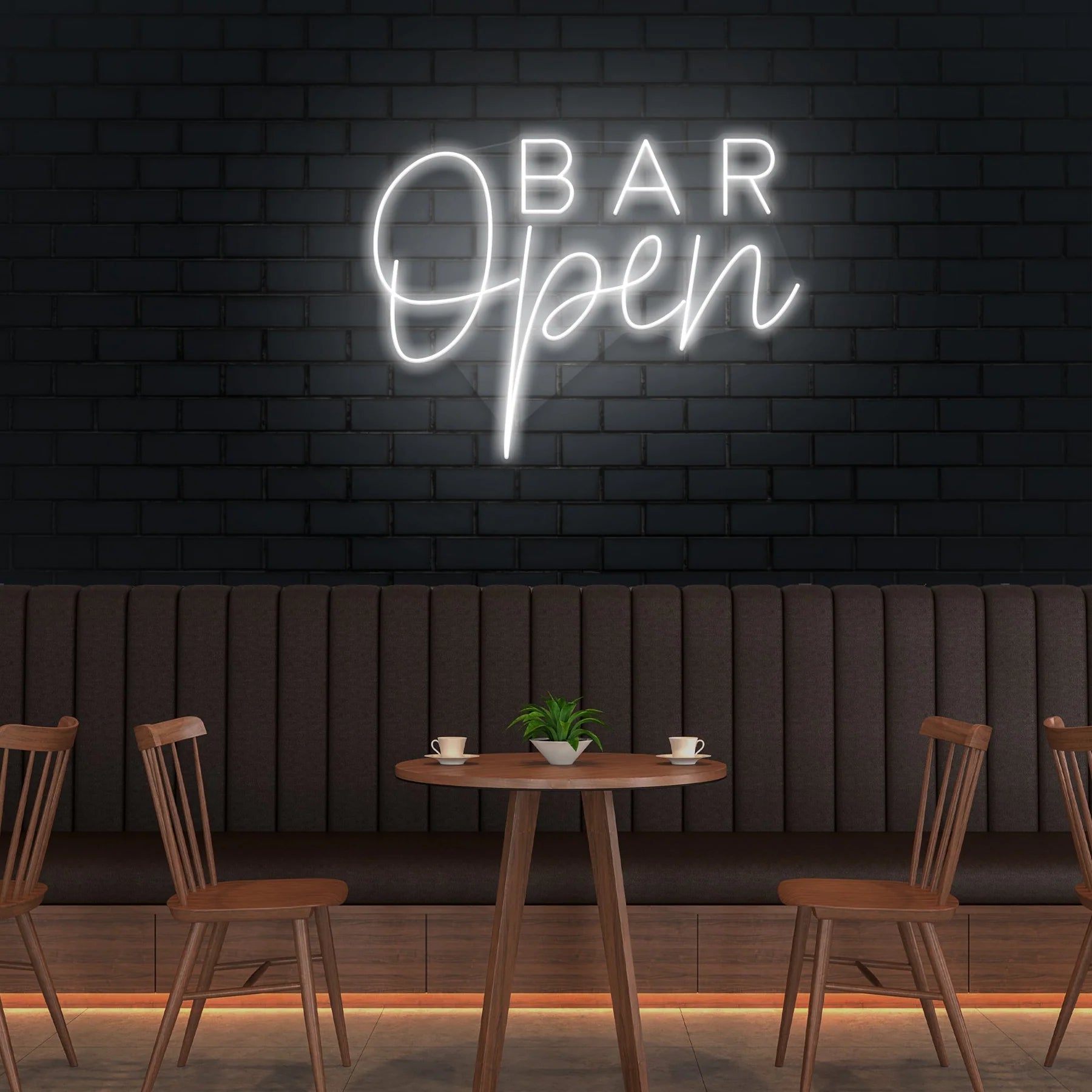 „Bar Open“ 2 LED Neonschildleuchte – Setzen Sie Ihre Bar ins richtige Licht