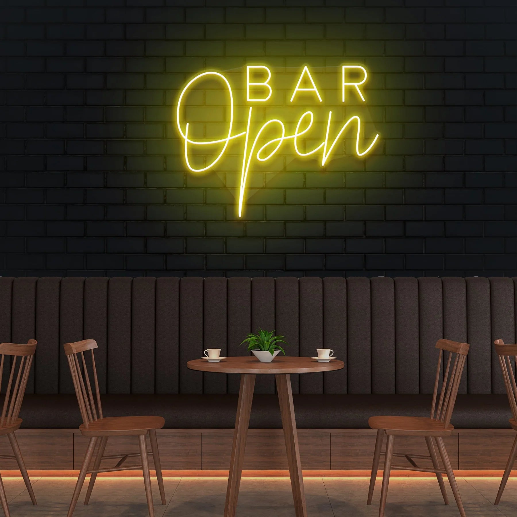 „Bar Open“ 2 LED Neonschildleuchte – Setzen Sie Ihre Bar ins richtige Licht