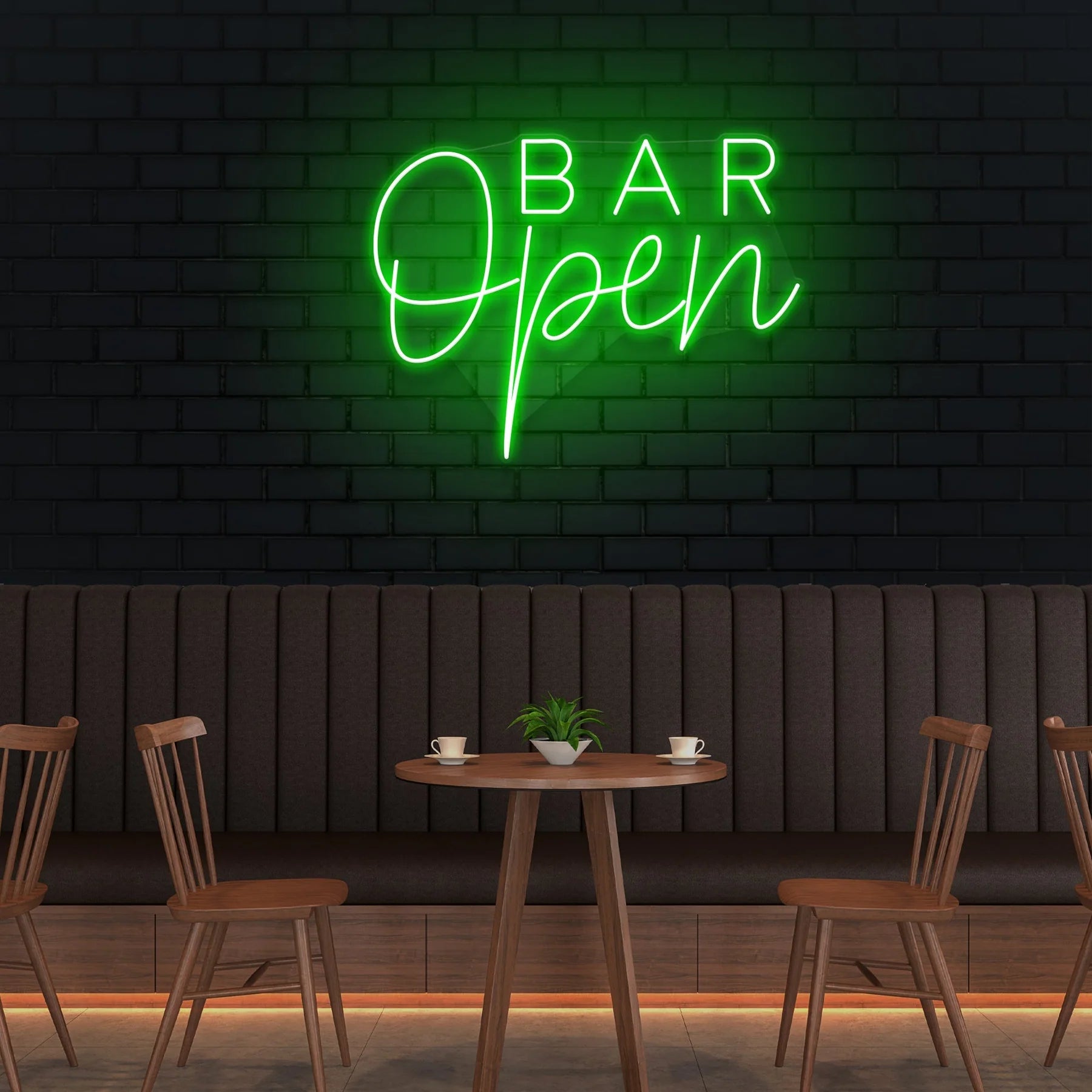 „Bar Open“ 2 LED Neonschildleuchte – Setzen Sie Ihre Bar ins richtige Licht