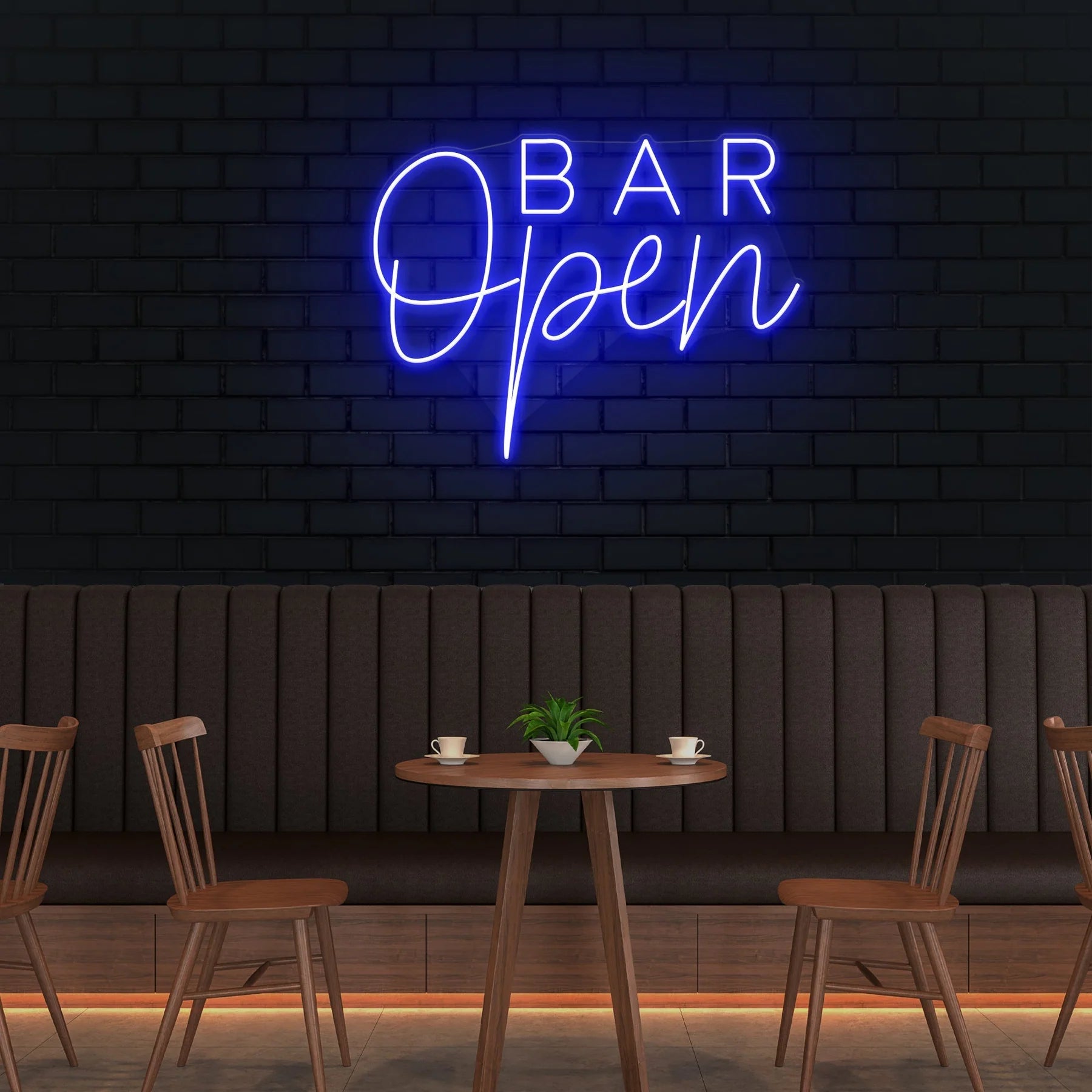 „Bar Open“ 2 LED Neonschildleuchte – Setzen Sie Ihre Bar ins richtige Licht