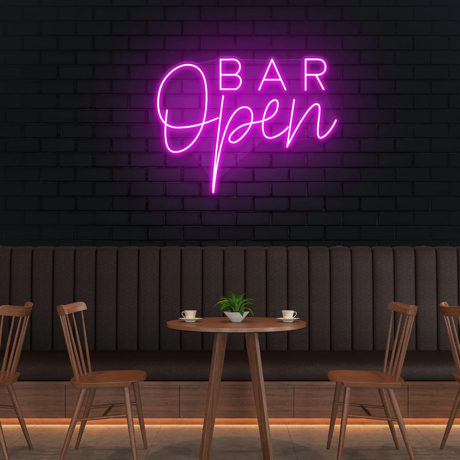 „Bar Open“ 2 LED Neonschildleuchte – Setzen Sie Ihre Bar ins richtige Licht