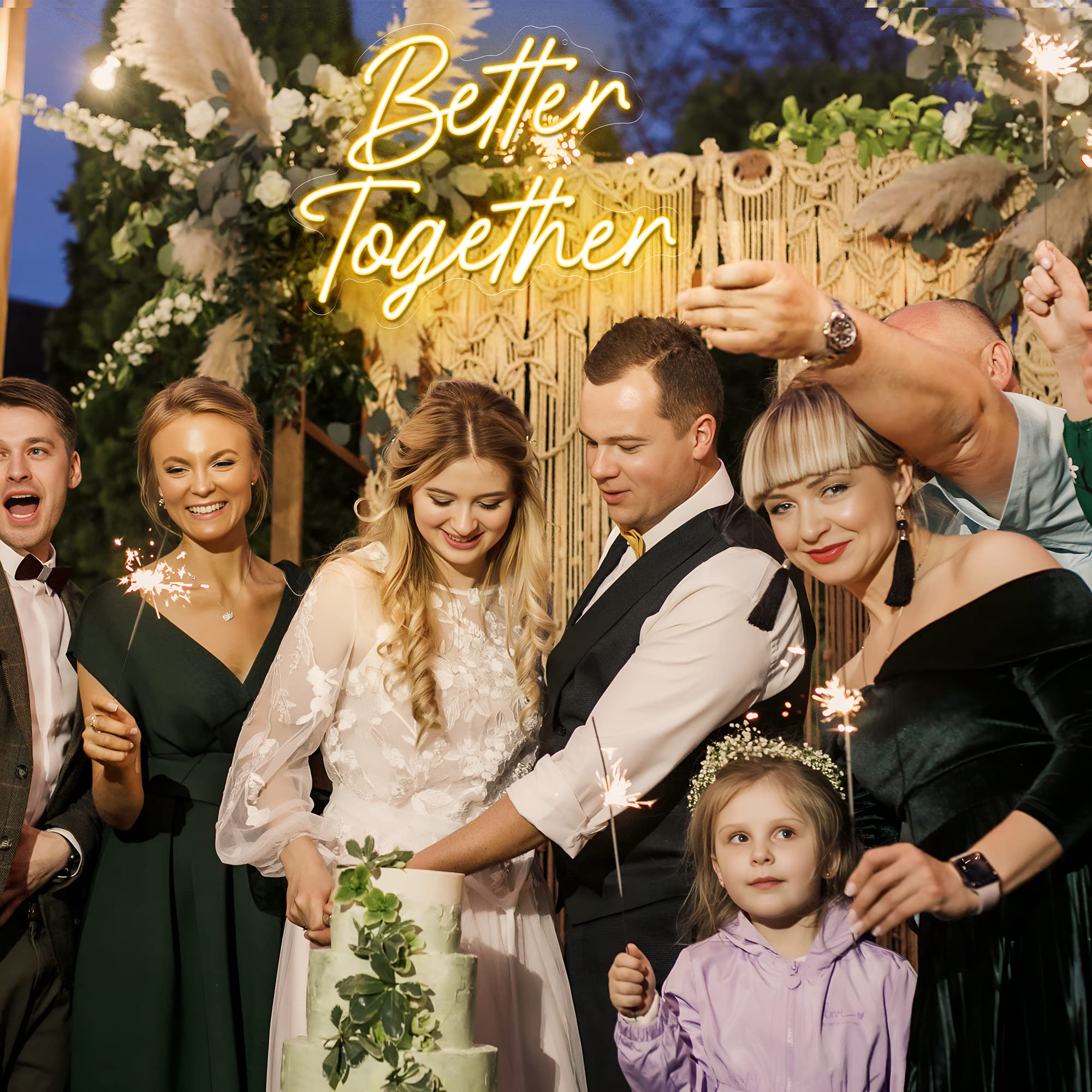 „Better Together“-Leuchtreklame