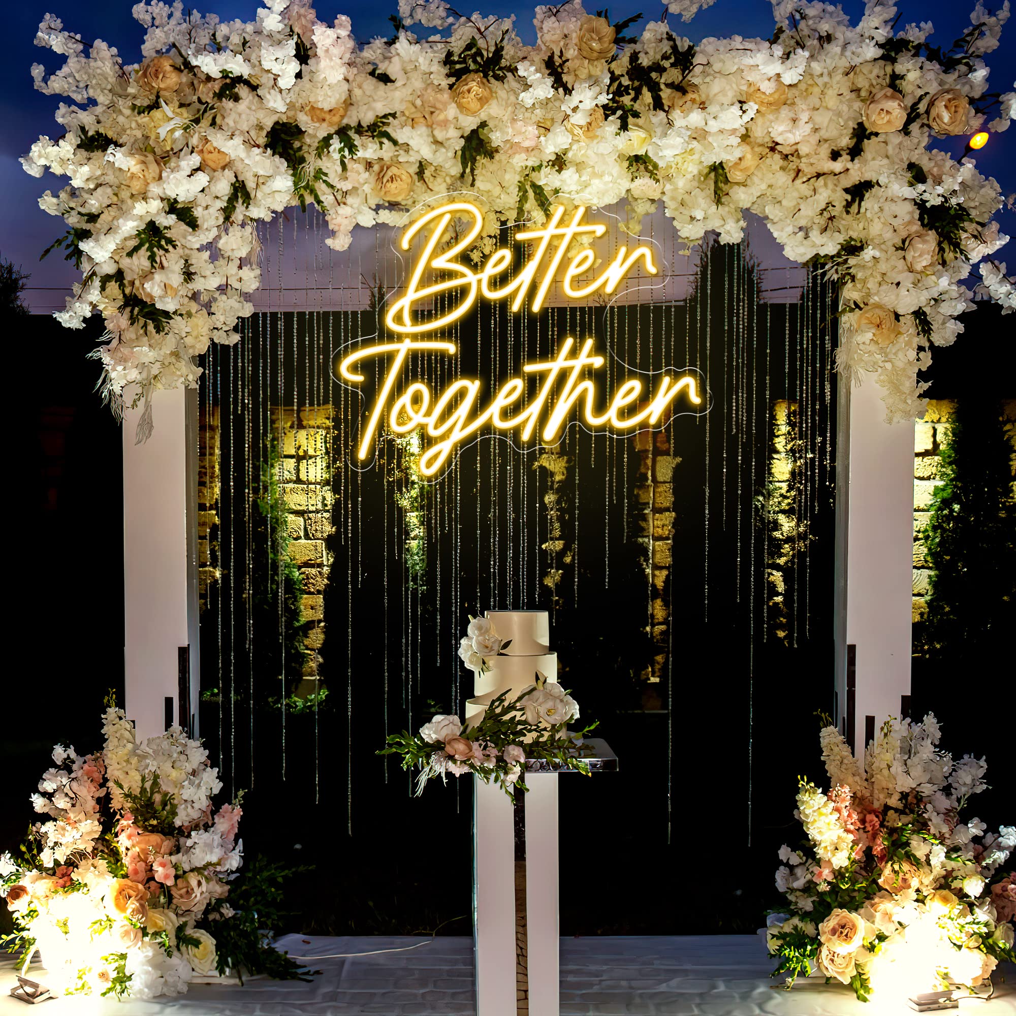 „Better Together“-Leuchtreklame