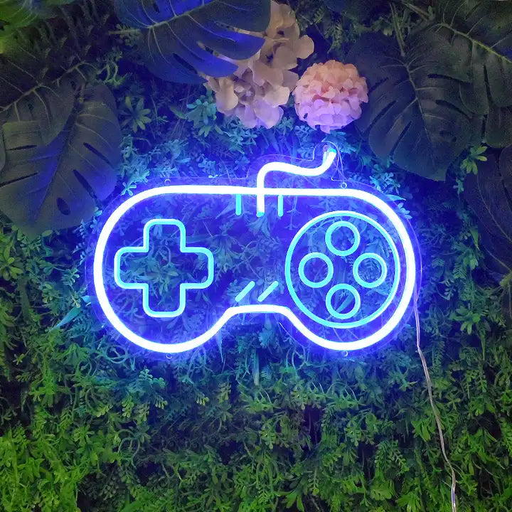 "Spielcontroller" Mini Neonschrift