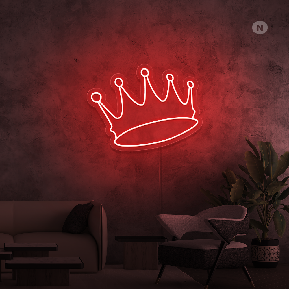 Neon Schild Krone