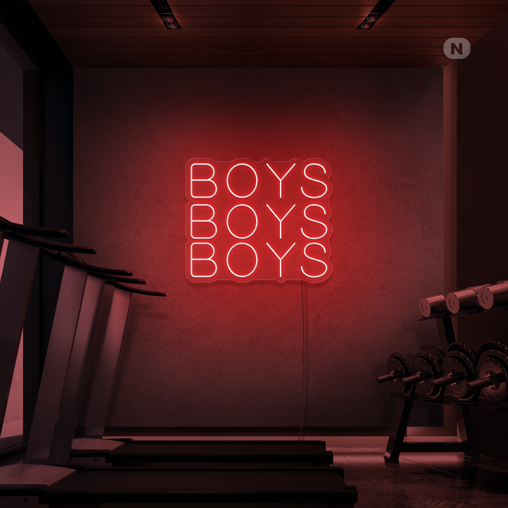 Neon Schild Boys Boys Boys