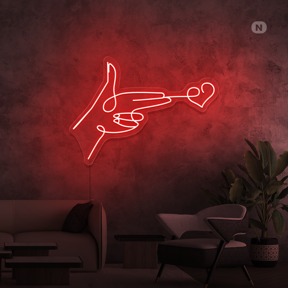 Neon Schild Lovestarget