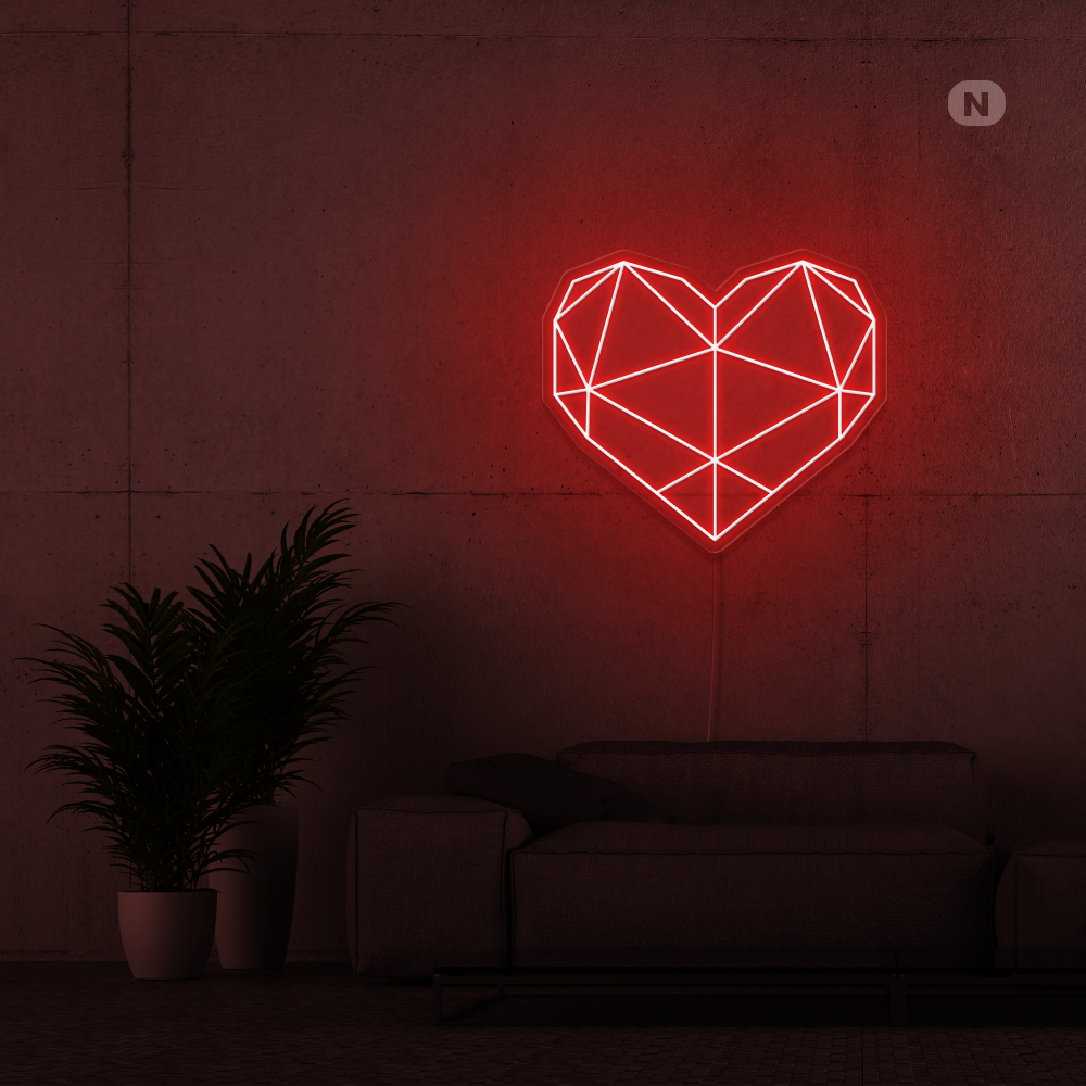 Neon Schild Herz