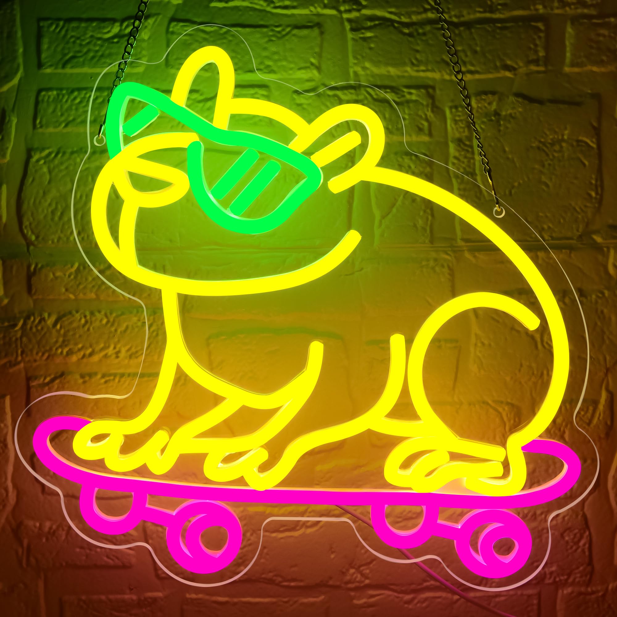 Capybara Neonlampe – Lustige LED-Wanddekoration für Zuhause