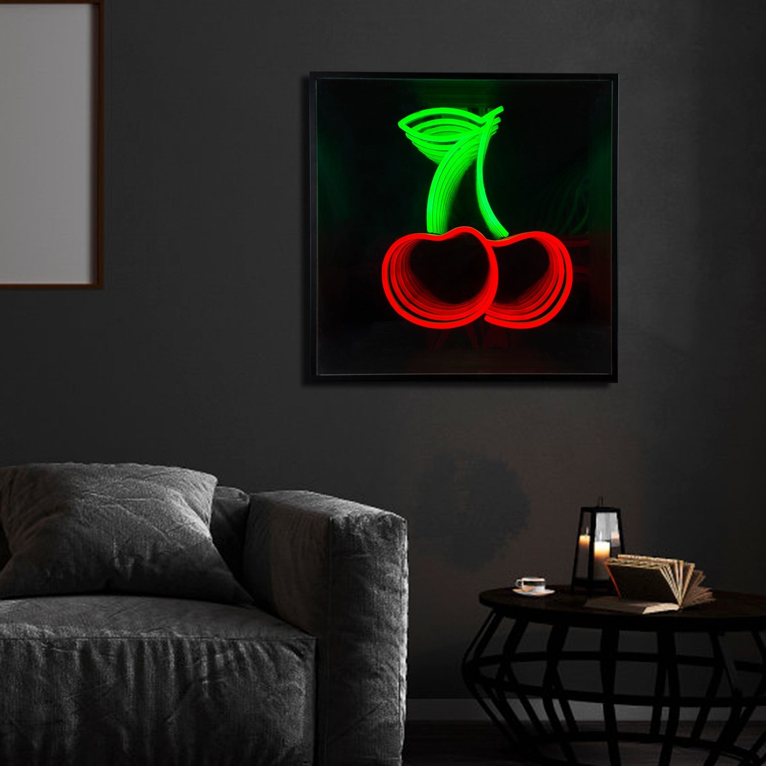 "Kirsche" 3D Unendlichkeits LED Neonschrift