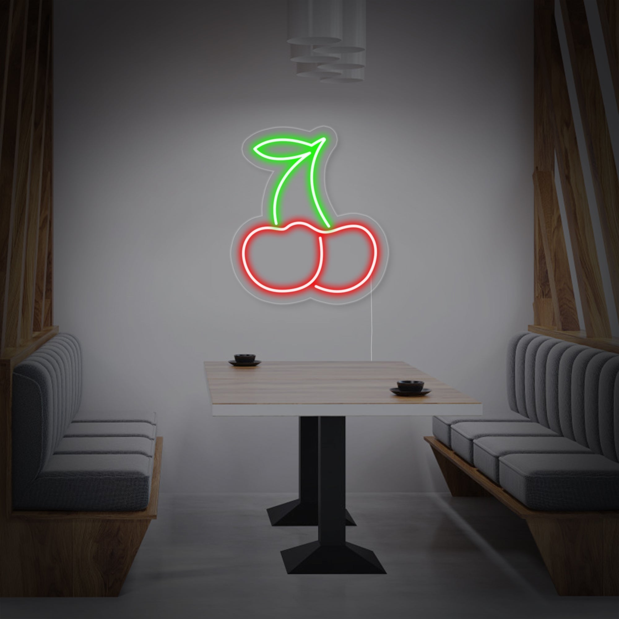 "Kirsche" Neonschrift