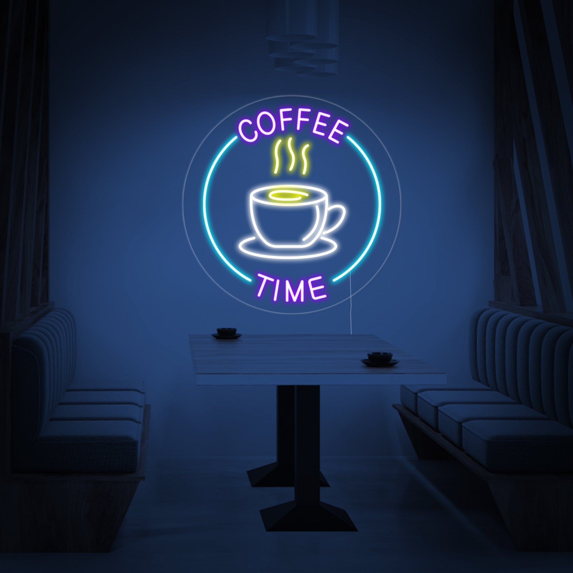 "Coffee Time" Neonschrift