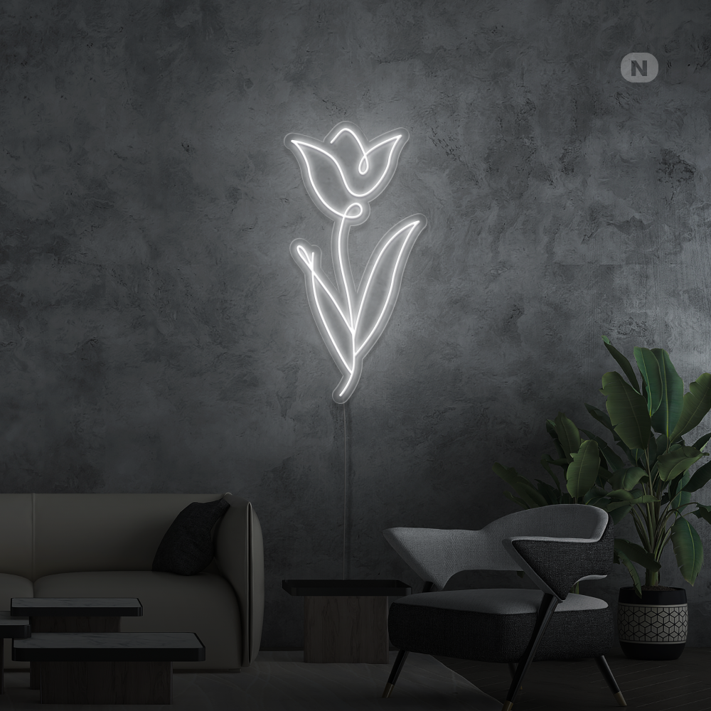 Neon Schild Rose