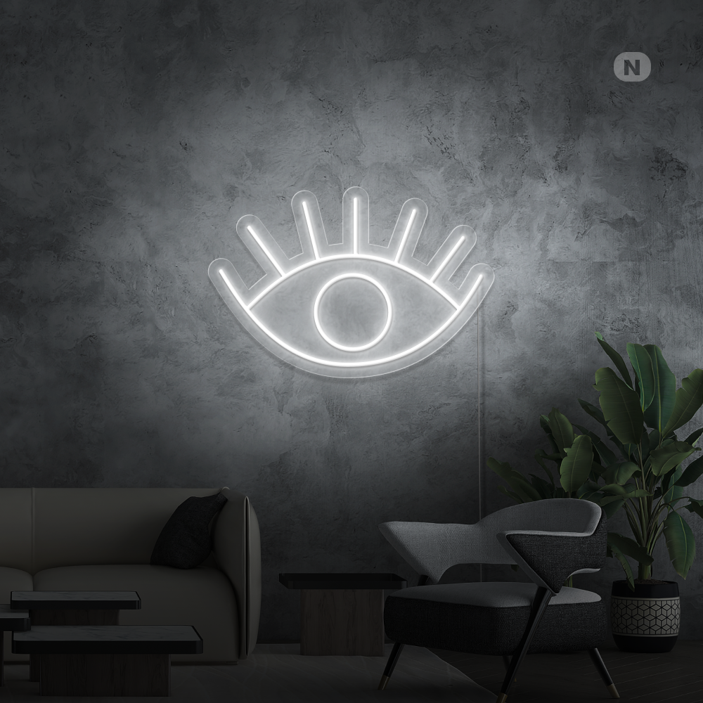 Neon Schild Auge