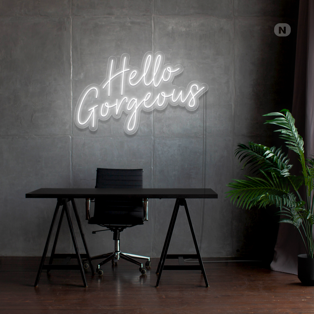 Neon Schild Hello Gorgeous