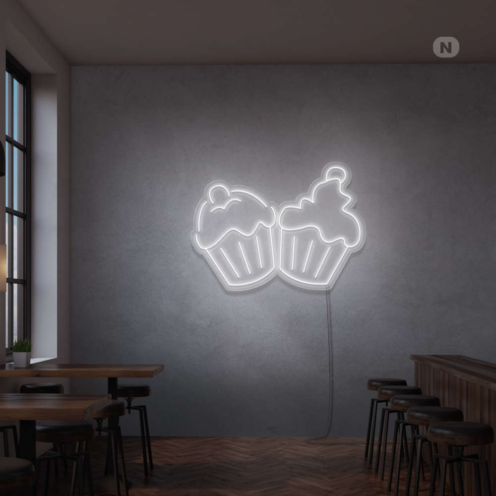 Neon Schild Törtchen