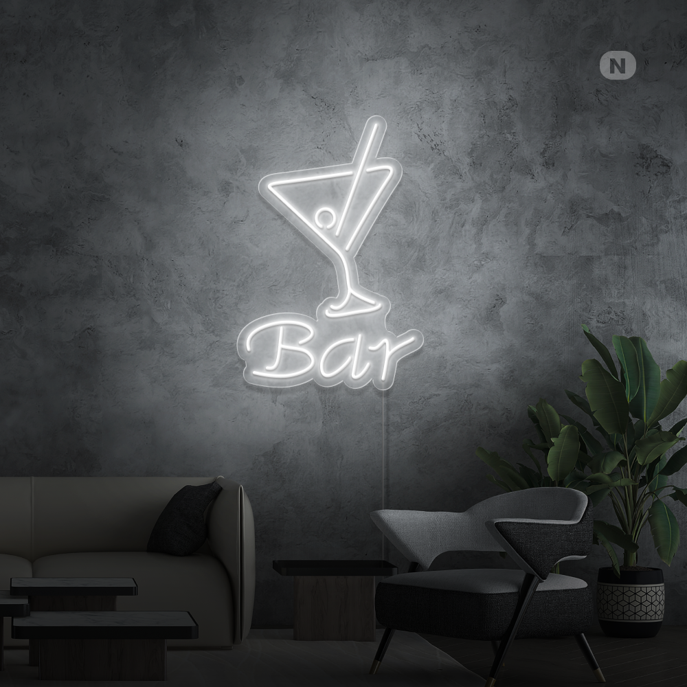 Neon Schild Cocktail Bar