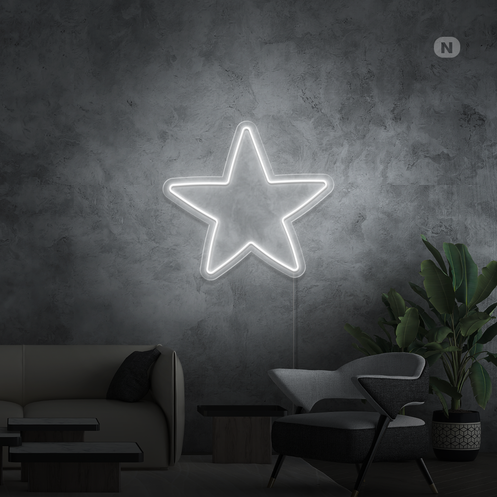 Neon Schild Stern