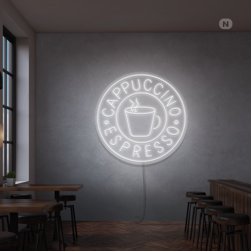Neon Schild Cappucino Espresso