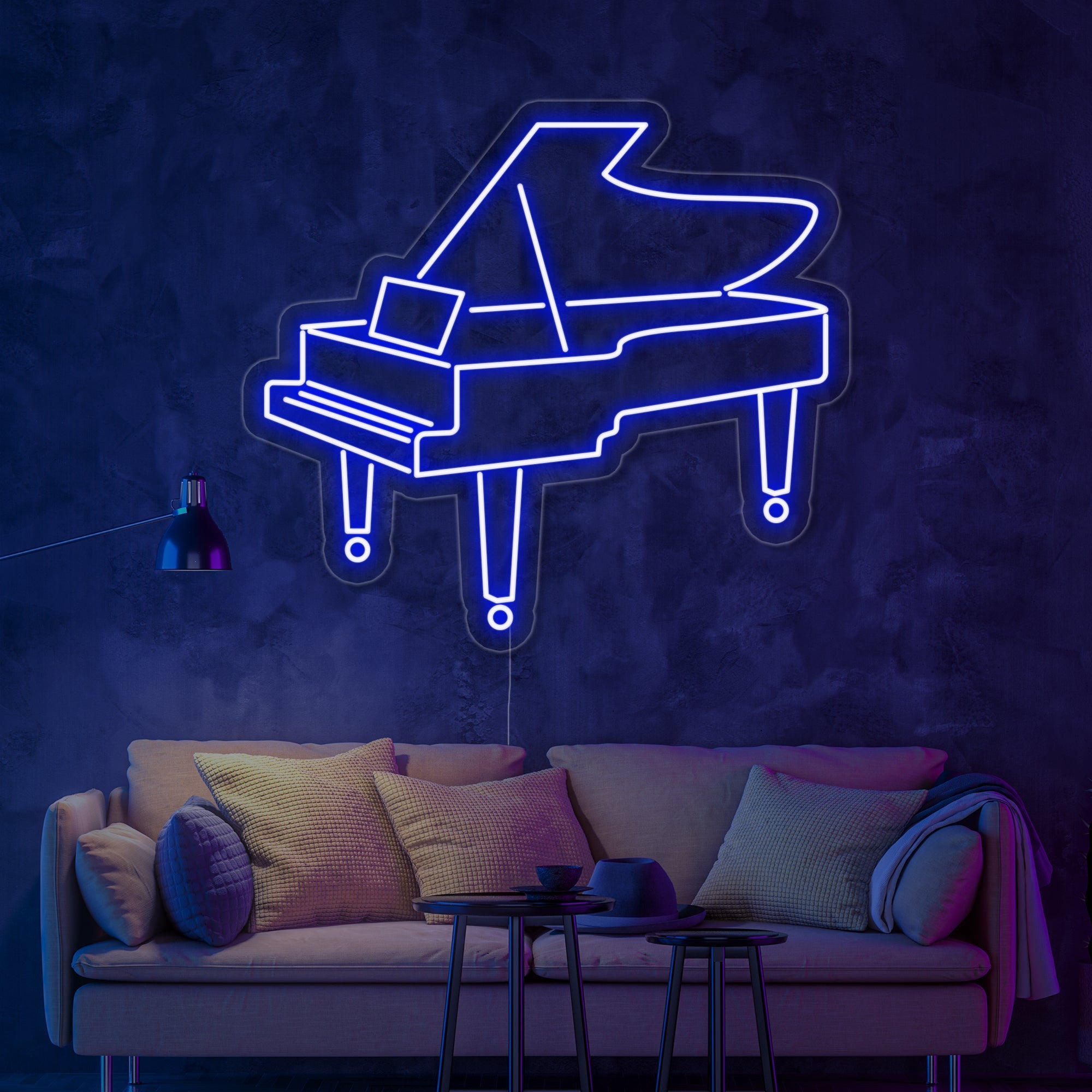 "Flügel" Neonschrift