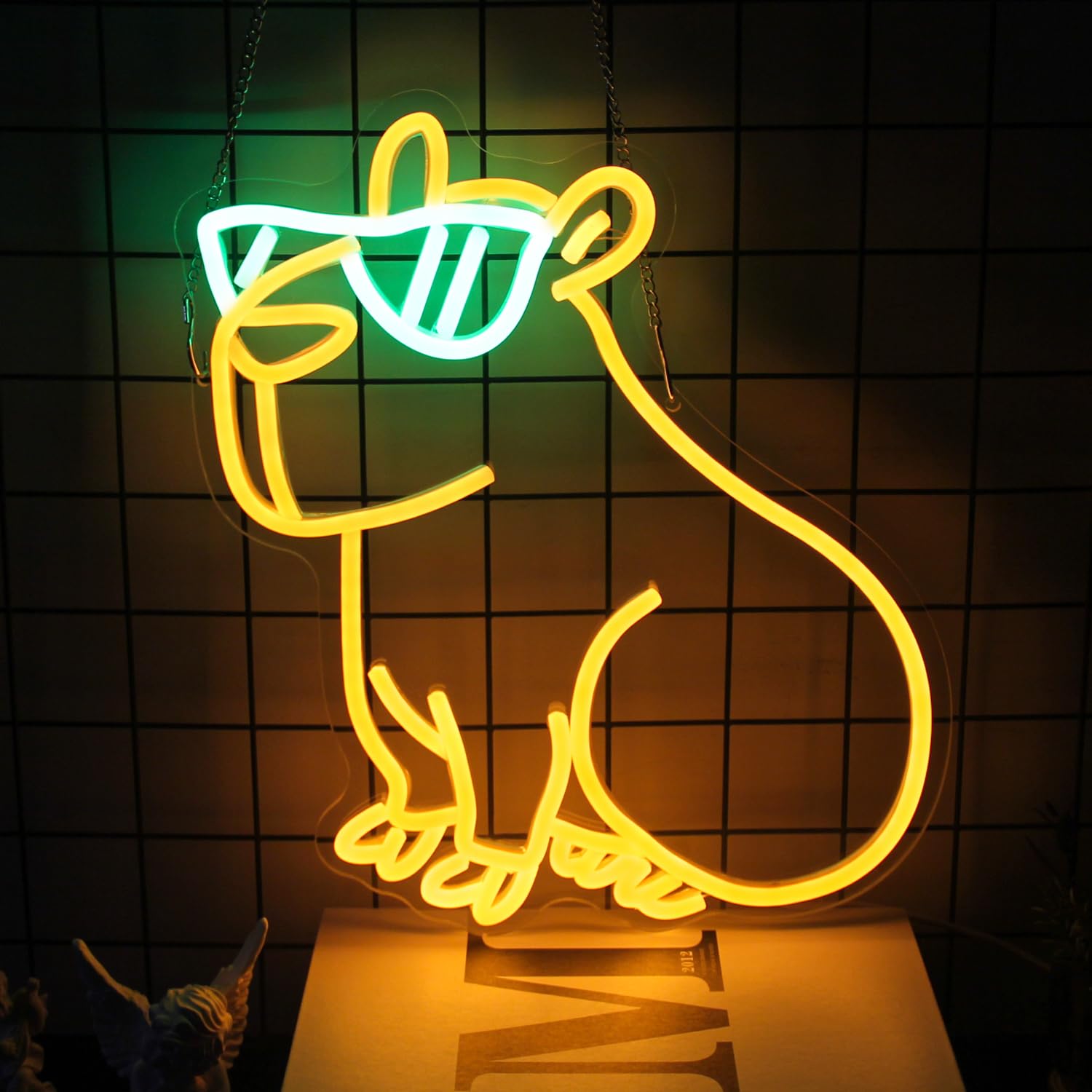 Cooles Wasserschwein Neonlicht – Trendige LED-Deko fürs Zuhause & Büro