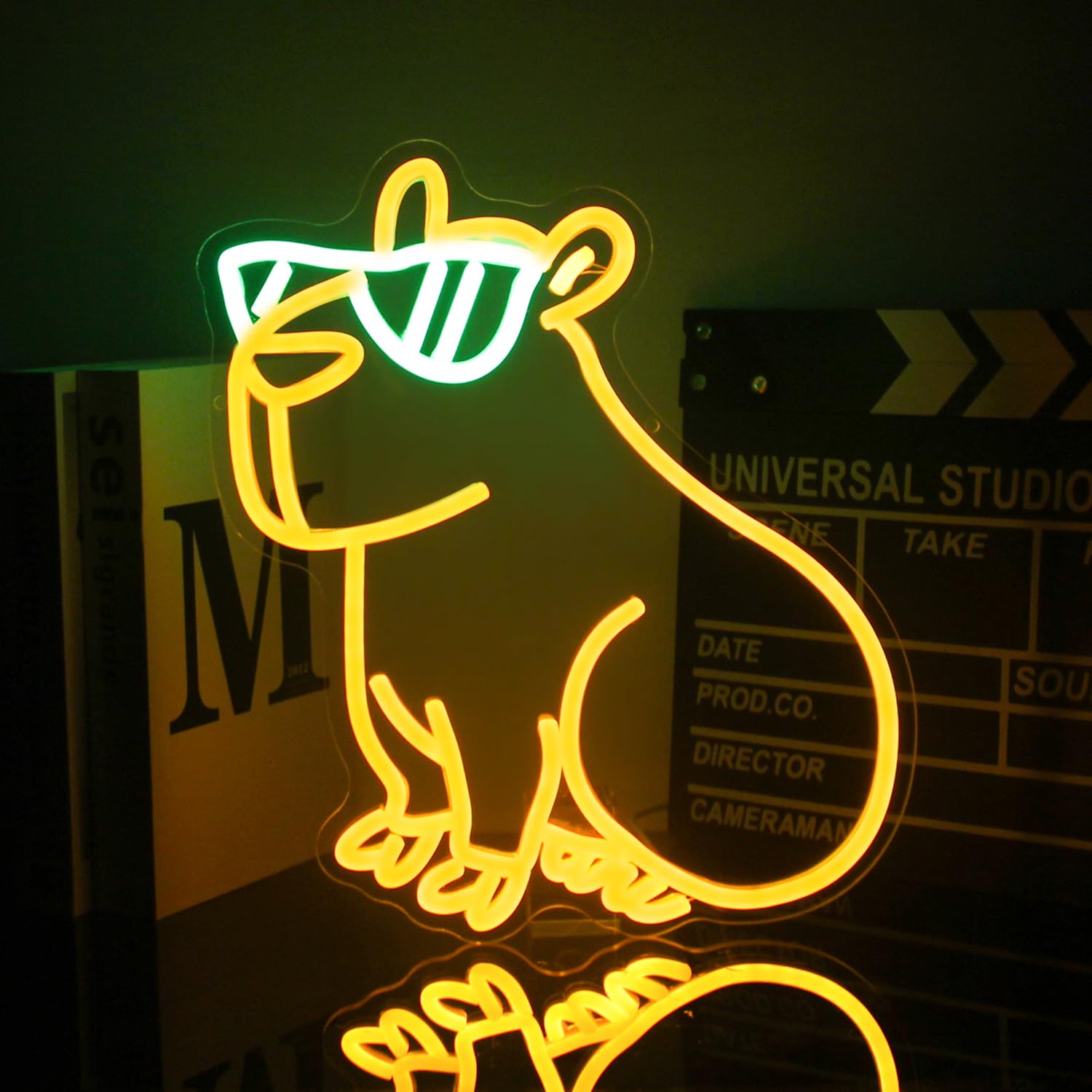 Cooles Wasserschwein Neonlicht – Trendige LED-Deko fürs Zuhause & Büro
