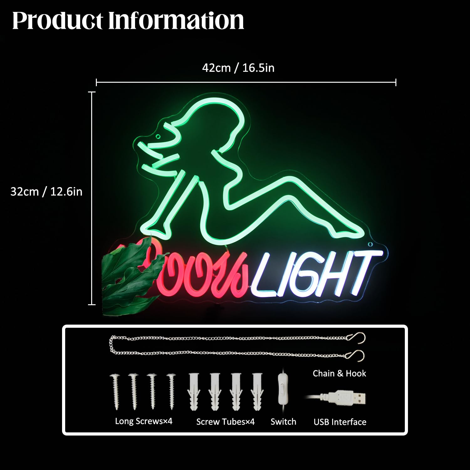 Crs Light Neonlampe – Trendige LED-Leuchtreklame für moderne Deko