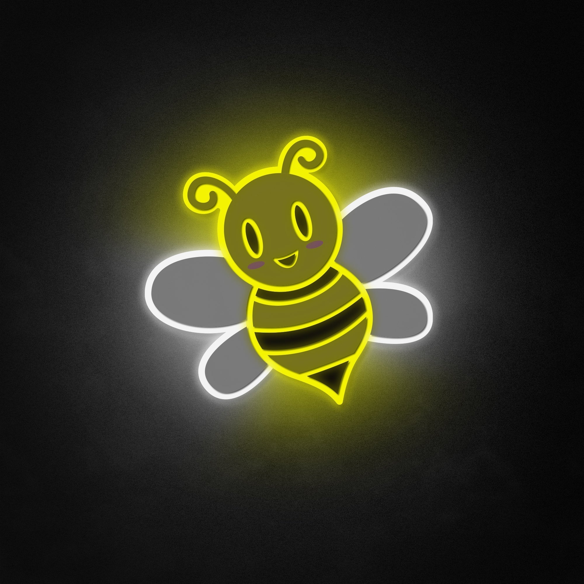 "Niedliche Hummel" Neon Like
