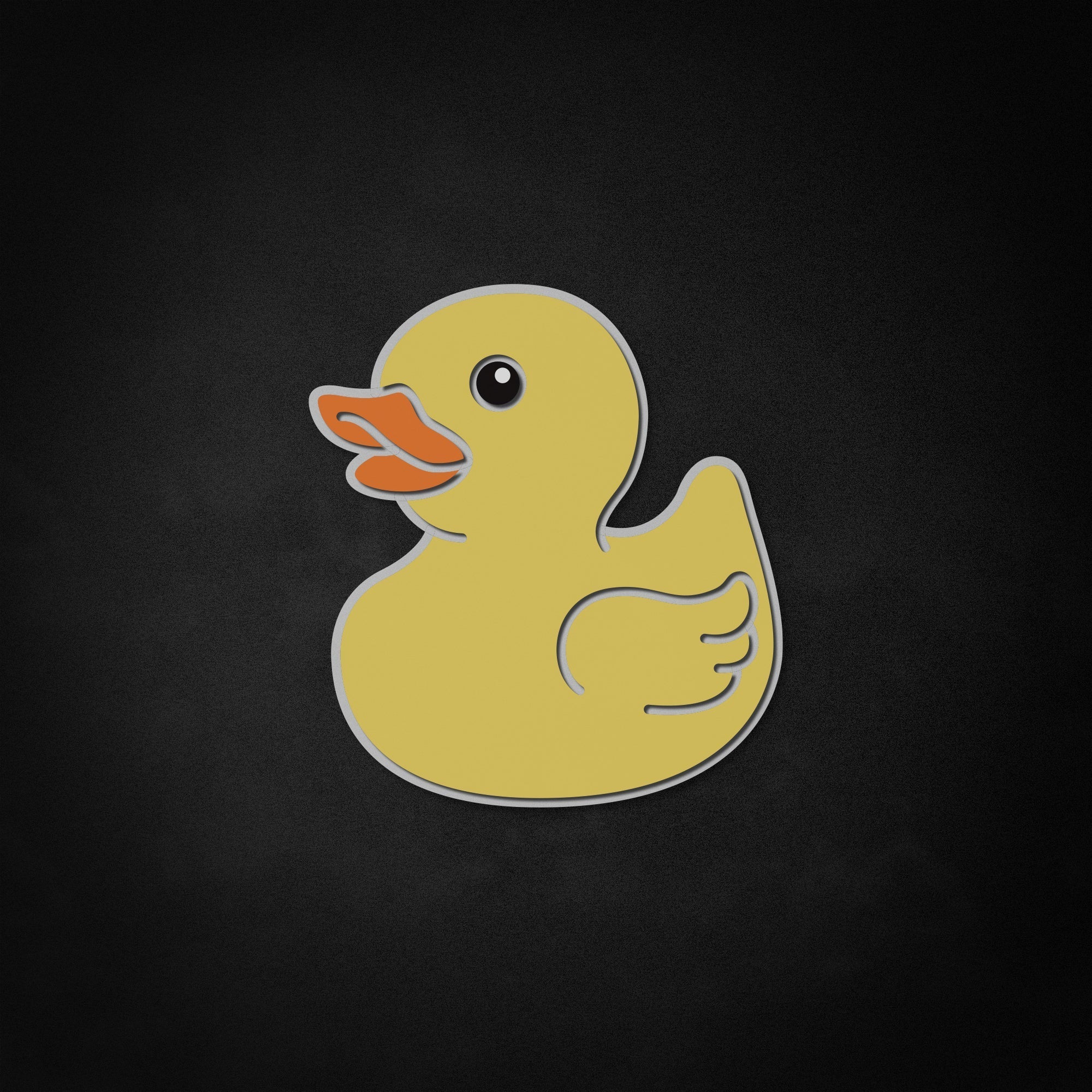 "Niedliche Gummi-Ente" Neon Like