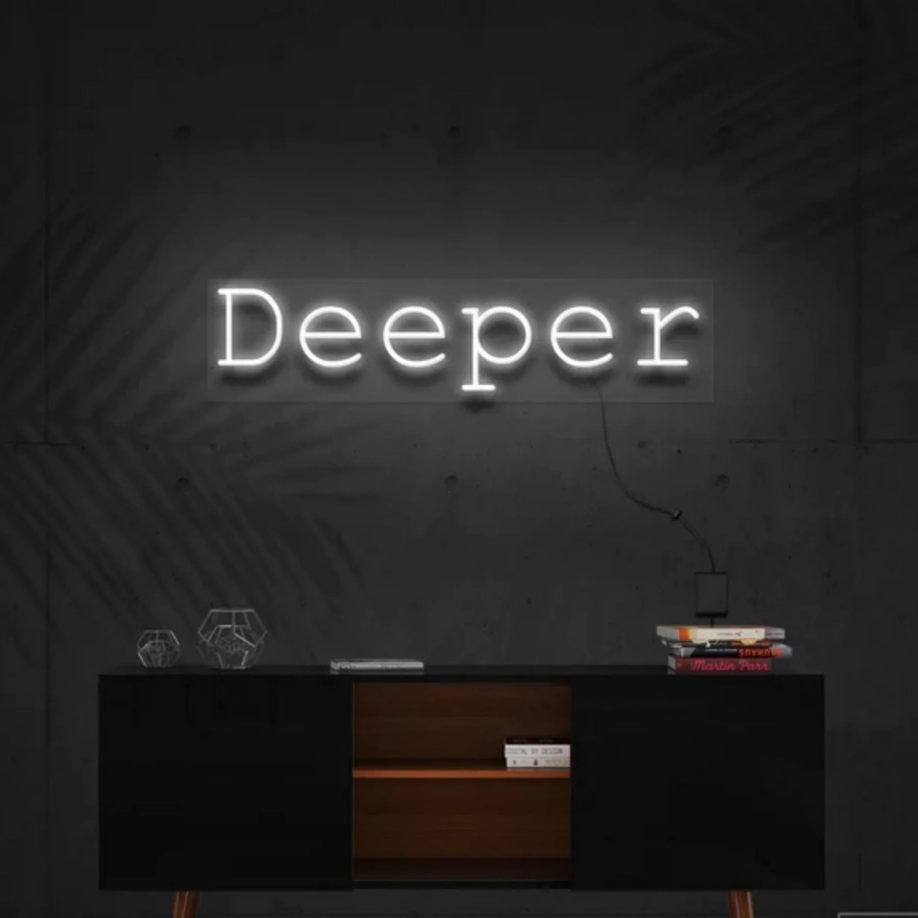 „Deeper“ Neon Personalisierung – Tauche ein in stimmungsvolles Licht
