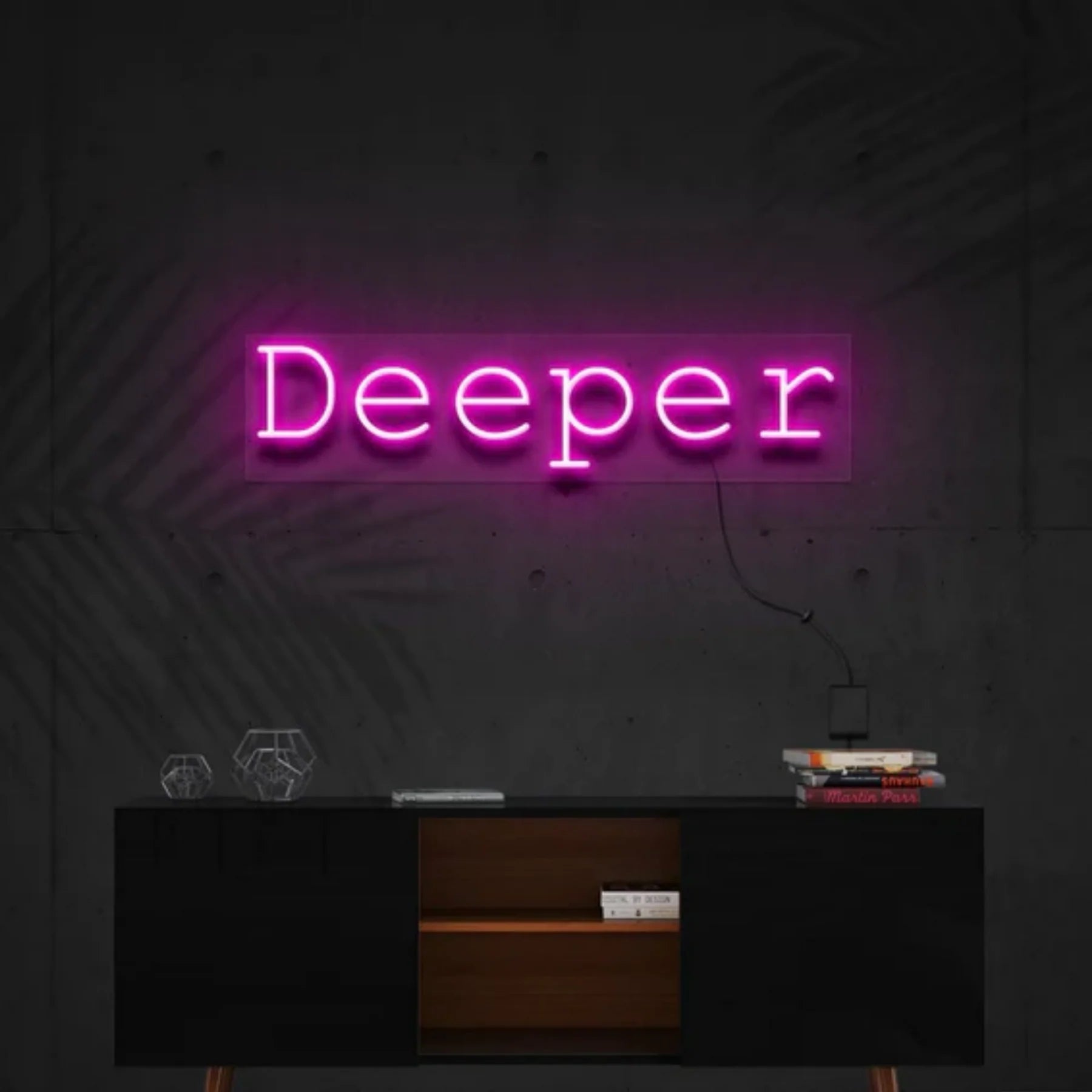 „Deeper“ Neon Personalisierung – Tauche ein in stimmungsvolles Licht