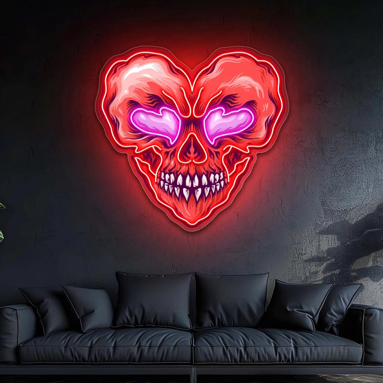 Durch deine Augen sehe ich die Liebe – Das perfekte Neonlicht-Kunstwerk für den Valentinstag
