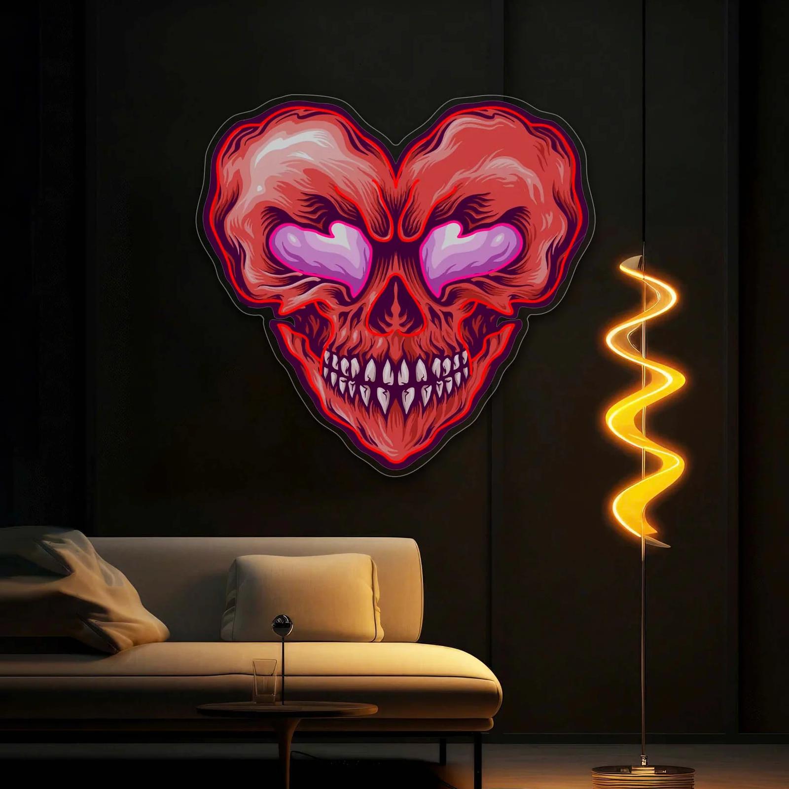 Durch deine Augen sehe ich die Liebe – Das perfekte Neonlicht-Kunstwerk für den Valentinstag
