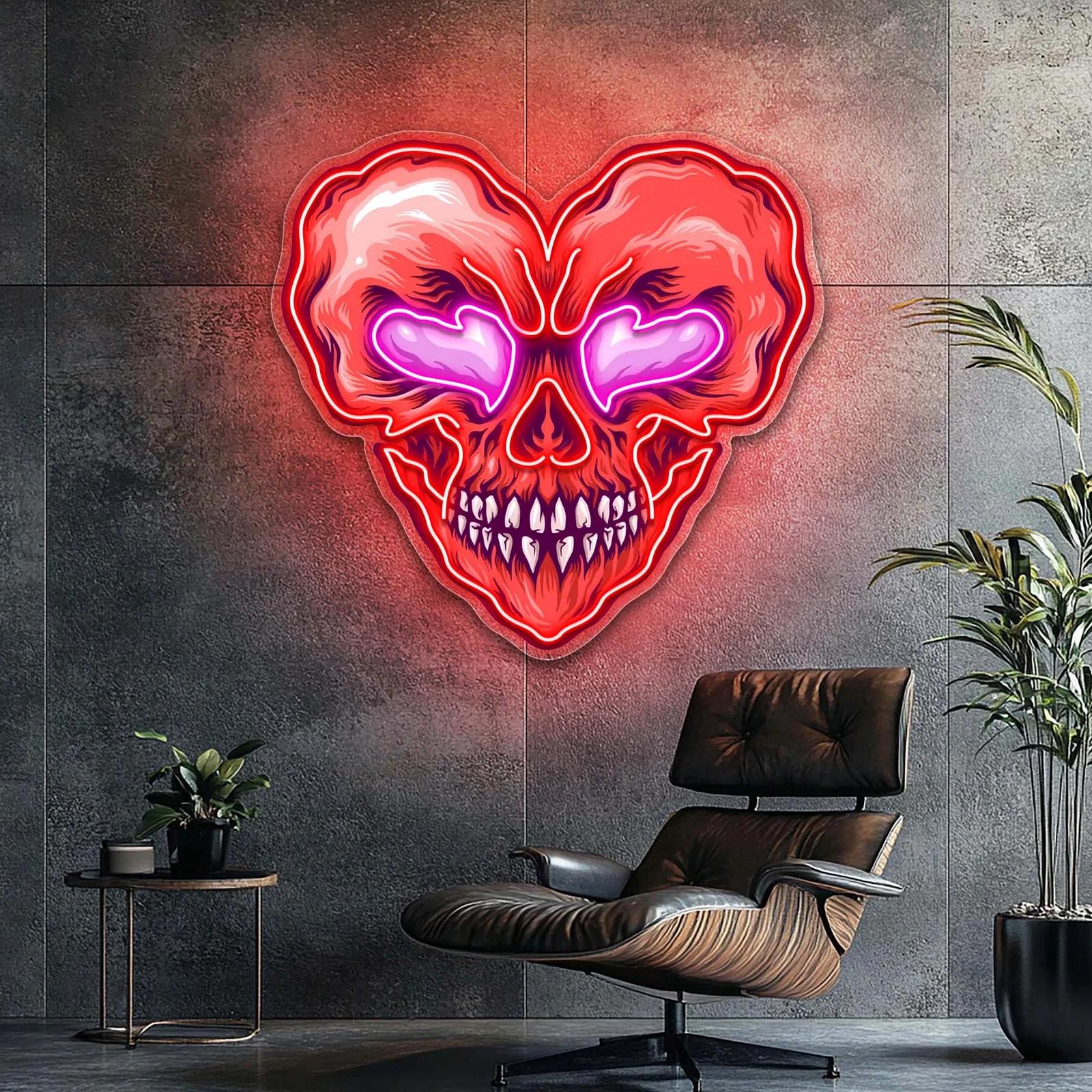 Durch deine Augen sehe ich die Liebe – Das perfekte Neonlicht-Kunstwerk für den Valentinstag