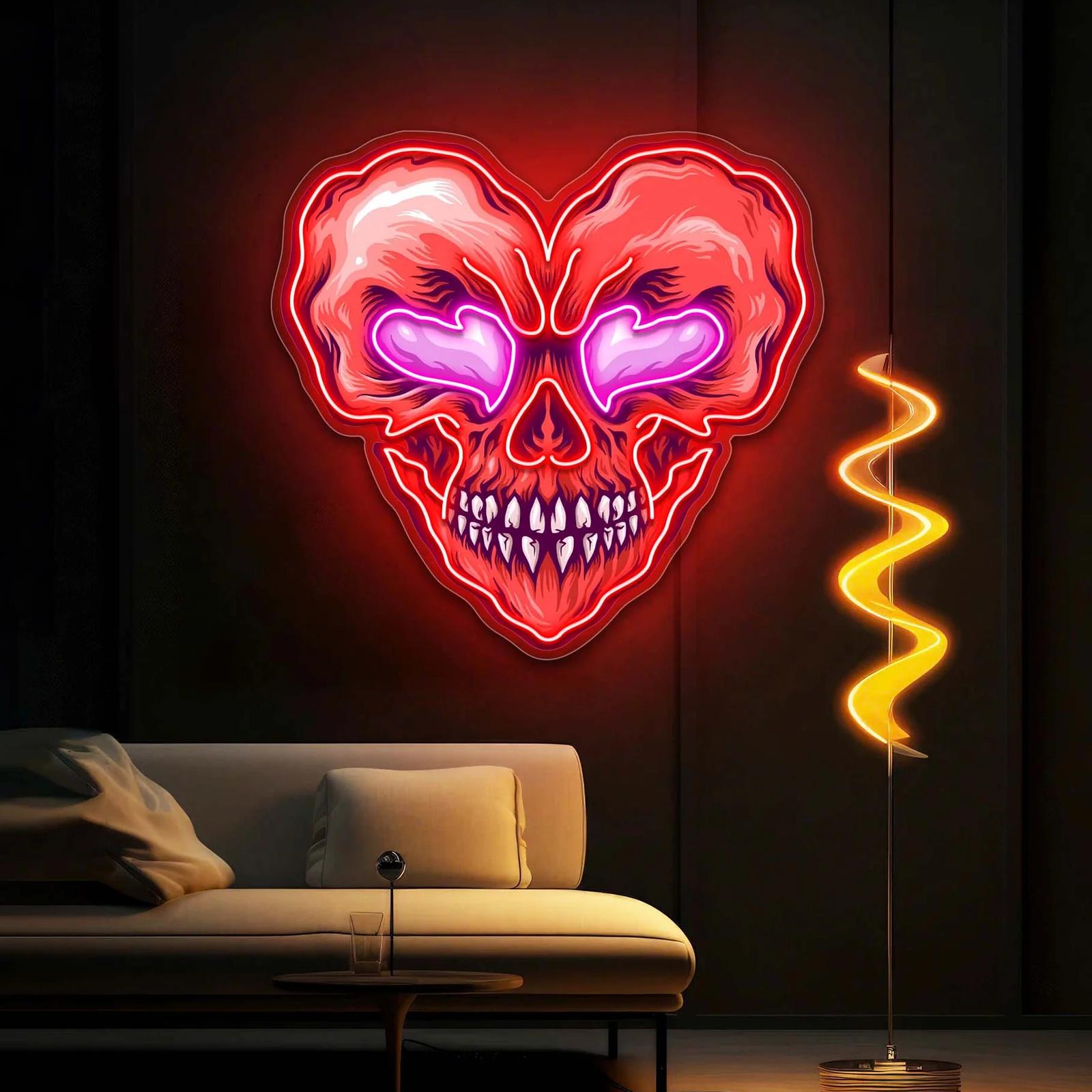 Durch deine Augen sehe ich die Liebe – Das perfekte Neonlicht-Kunstwerk für den Valentinstag