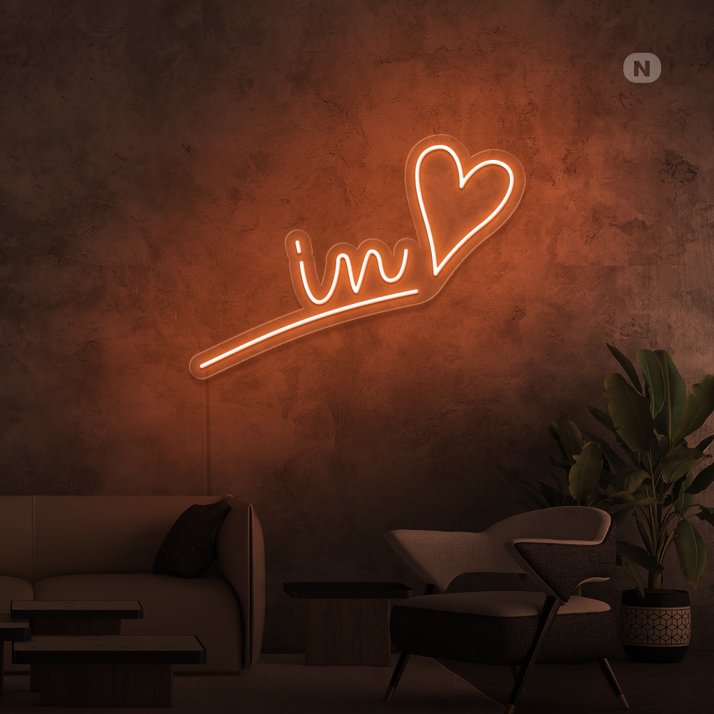 Neon Schild Verliebt