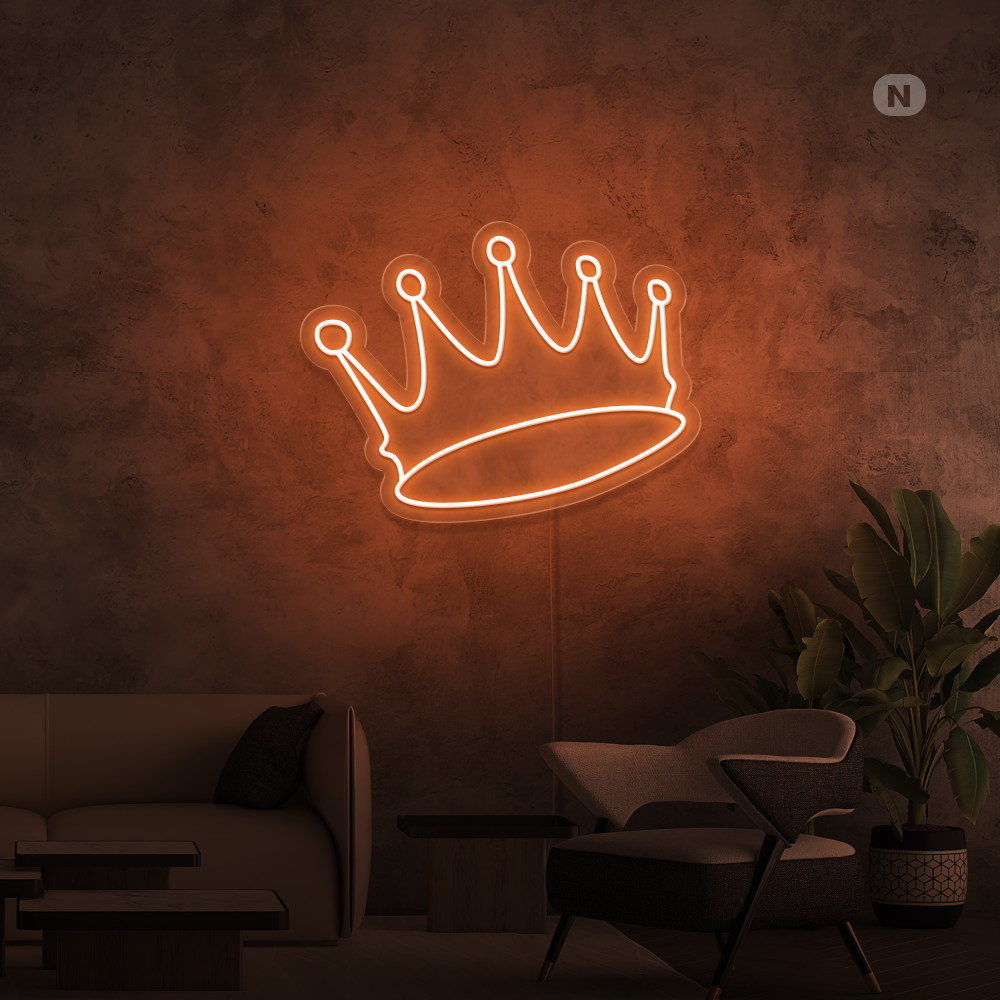 Neon Schild Krone