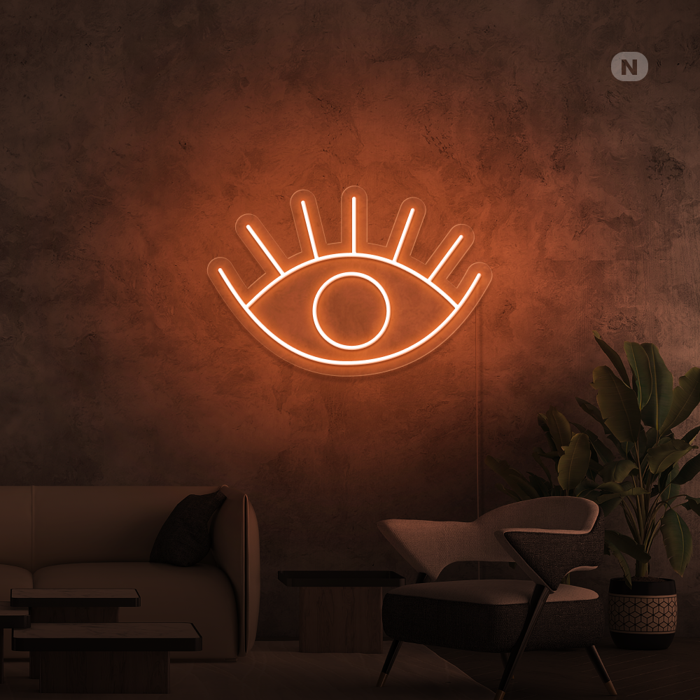 Neon Schild Auge