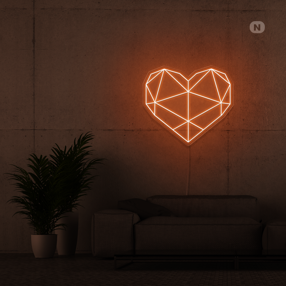 Neon Schild Herz