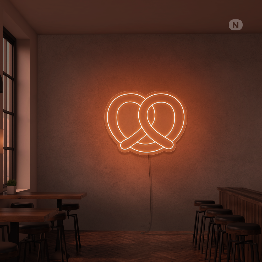 Neon Schild Bäcker