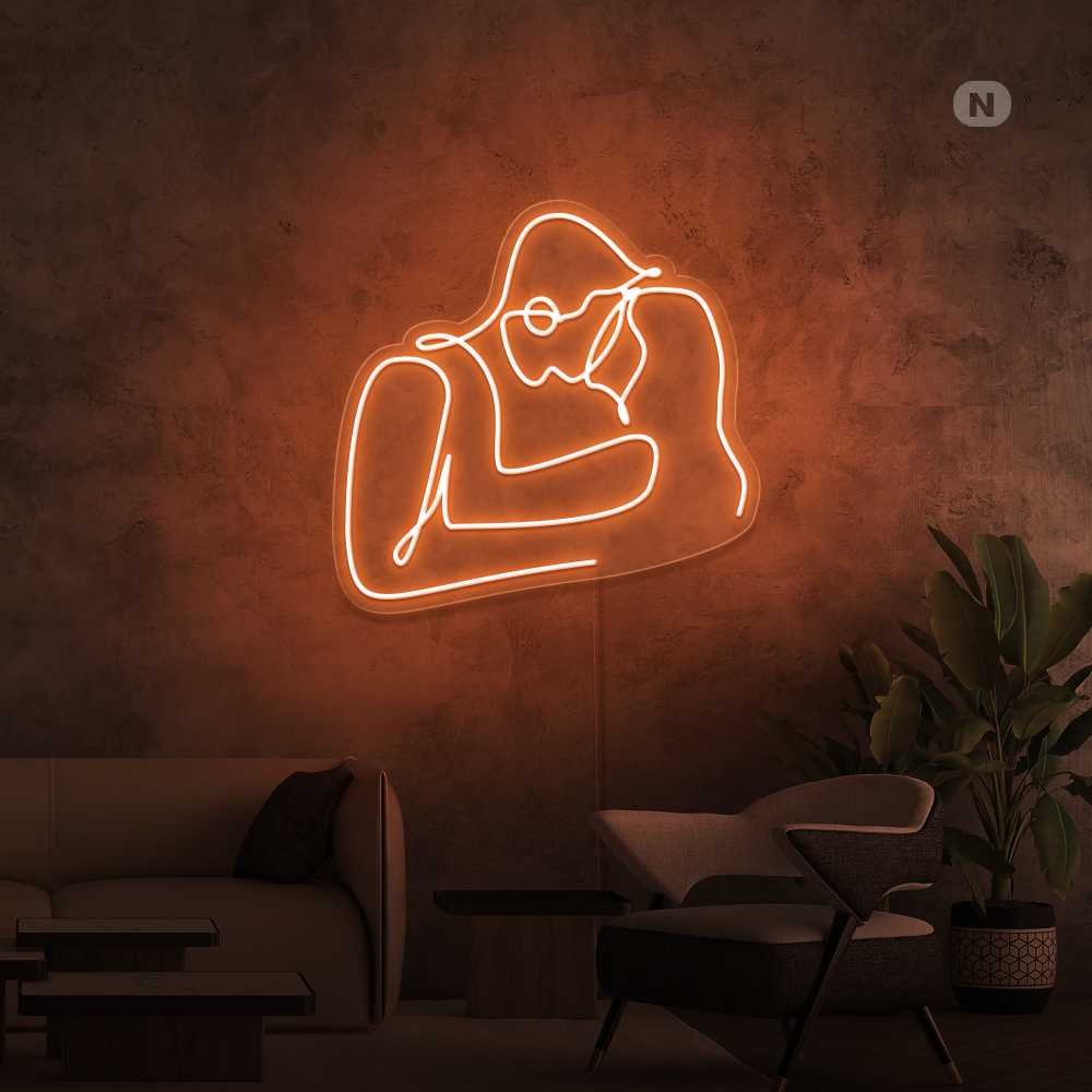 Neon Schild Liebespaar