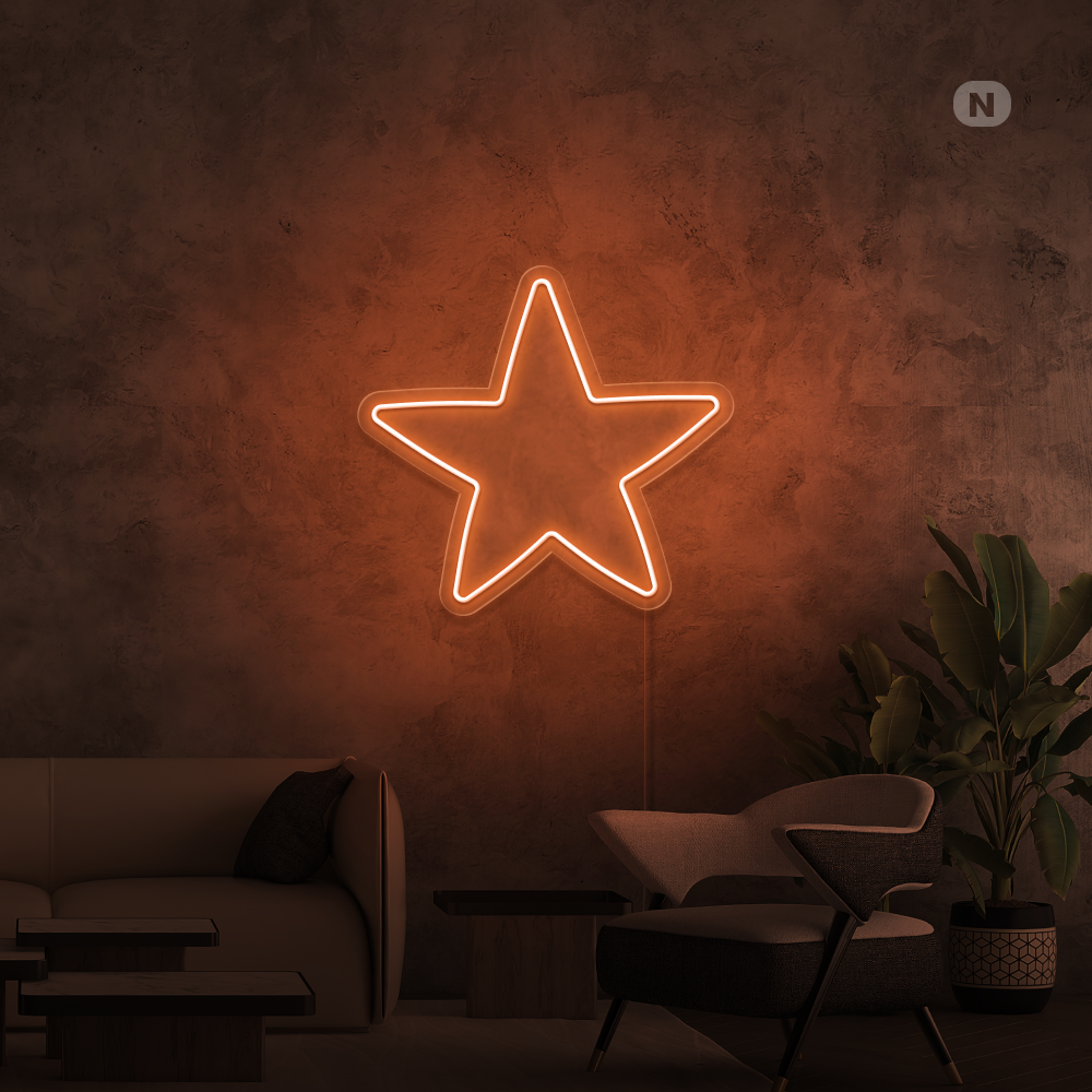 Neon Schild Stern