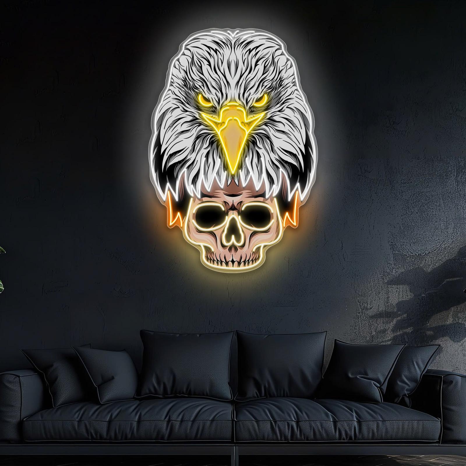 Eagle's Fury, Skeleton's Legacy Neon Kunstwerk